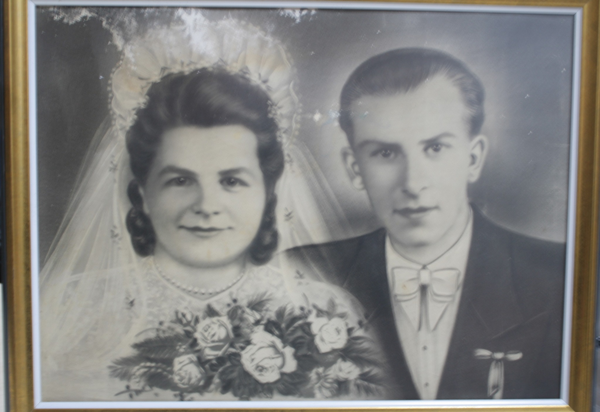 Zdjęcie ślubne Jana i Stanisławy Augustyniaków
