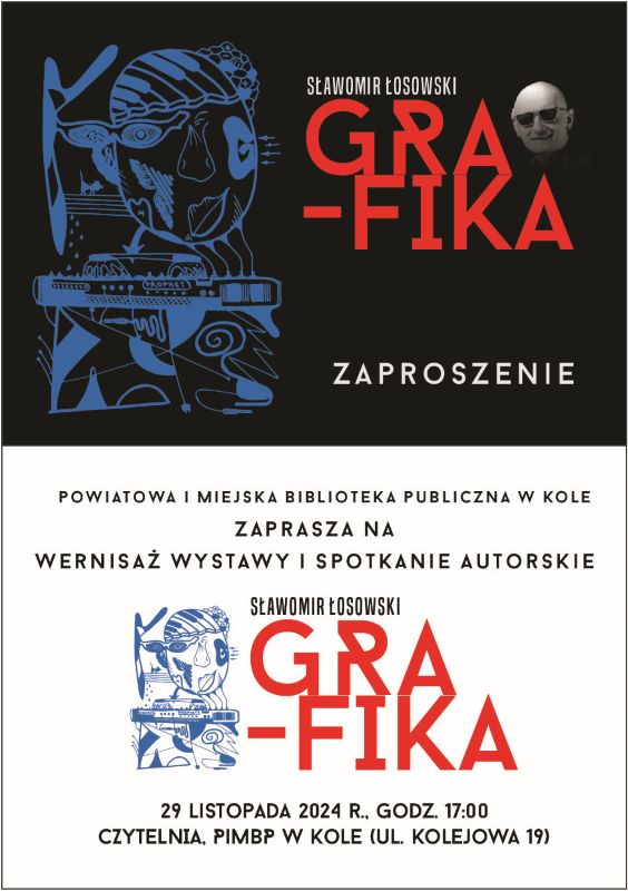 Zdjęcie: Sławomir Łosowski „Grafika” - wernisaż wystawy i spotkanie autorskie