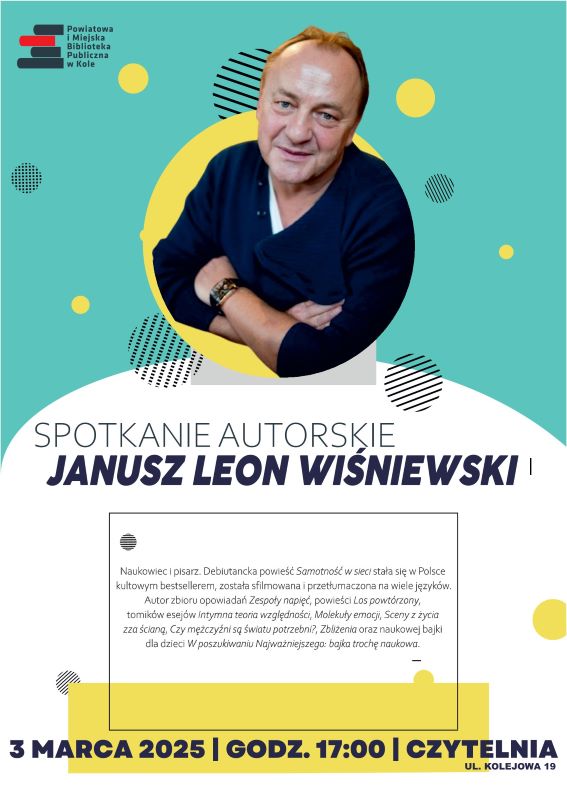 Spotkanie autorskie z Januszem Leonem Wiśniewskim