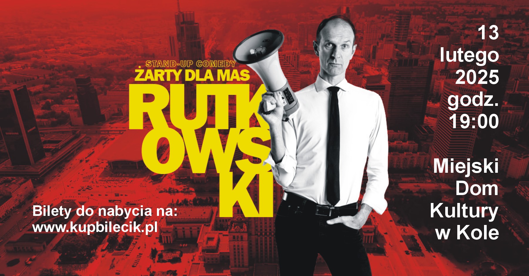 Stand-up – Rafał Rutkowski w programie „Żarty dla mas”