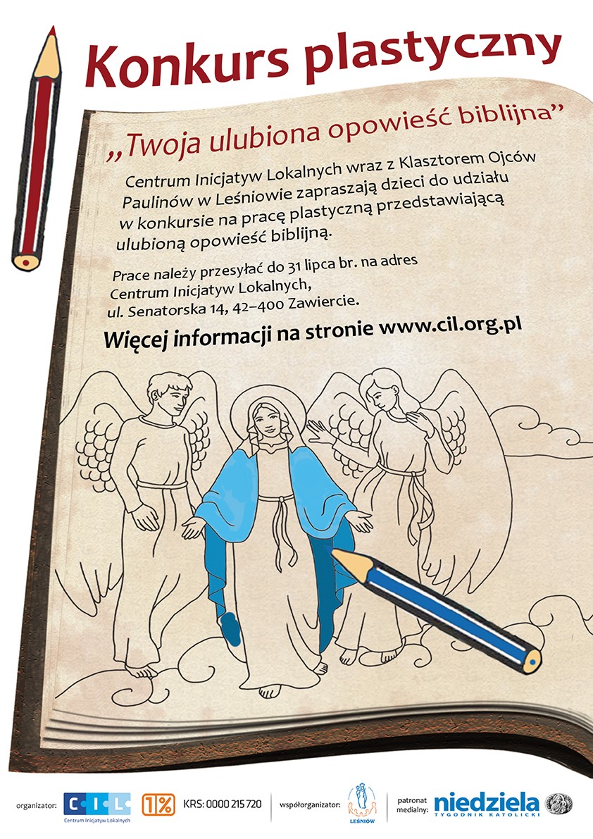 Ogólnopolski konkurs plastyczny „Twoja ulubiona opowieść biblijna”