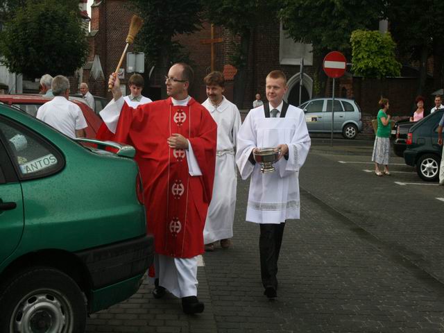 Święcenie samochodów w dniu świętego Krzysztofa