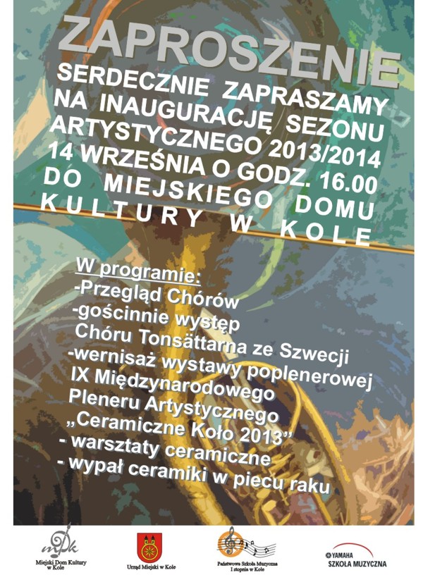 Inauguracja sezonu artystycznego 2013/2014 w kolskim "emdeku"