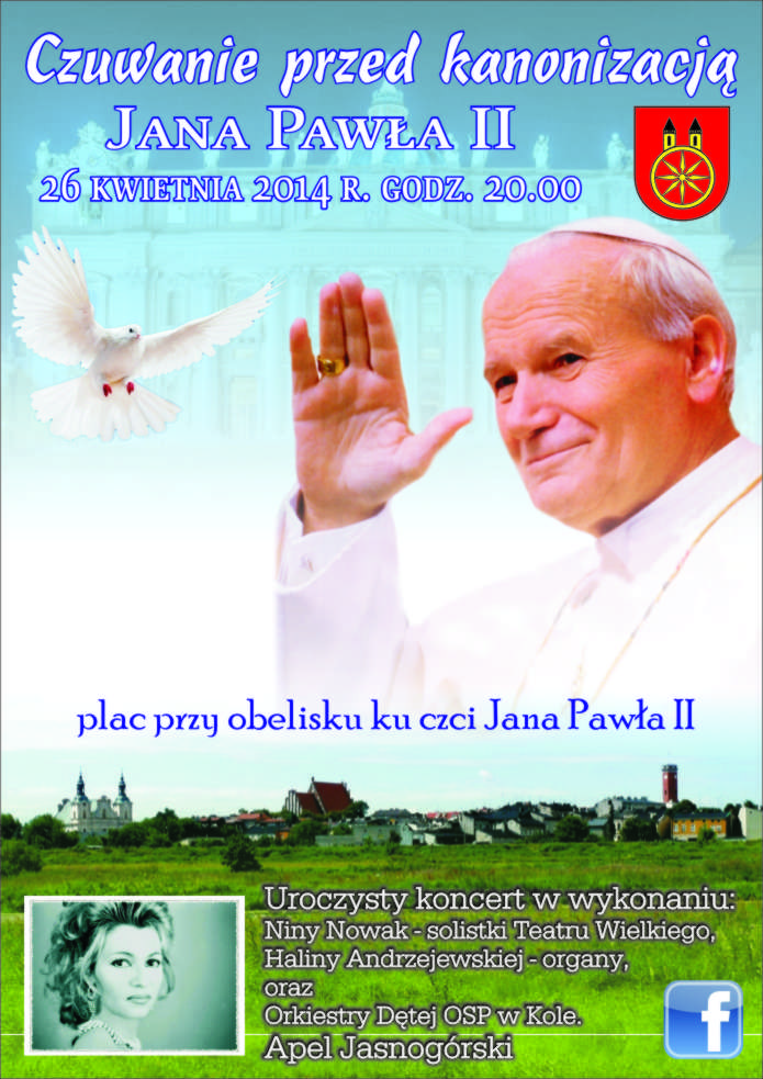 Czuwanie przed kanonizacją Jana Pawła II - Uroczysty koncert