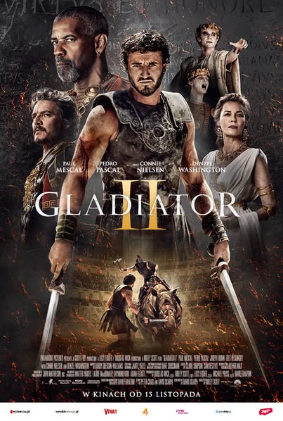 Plakat do filmu Gladiator 2