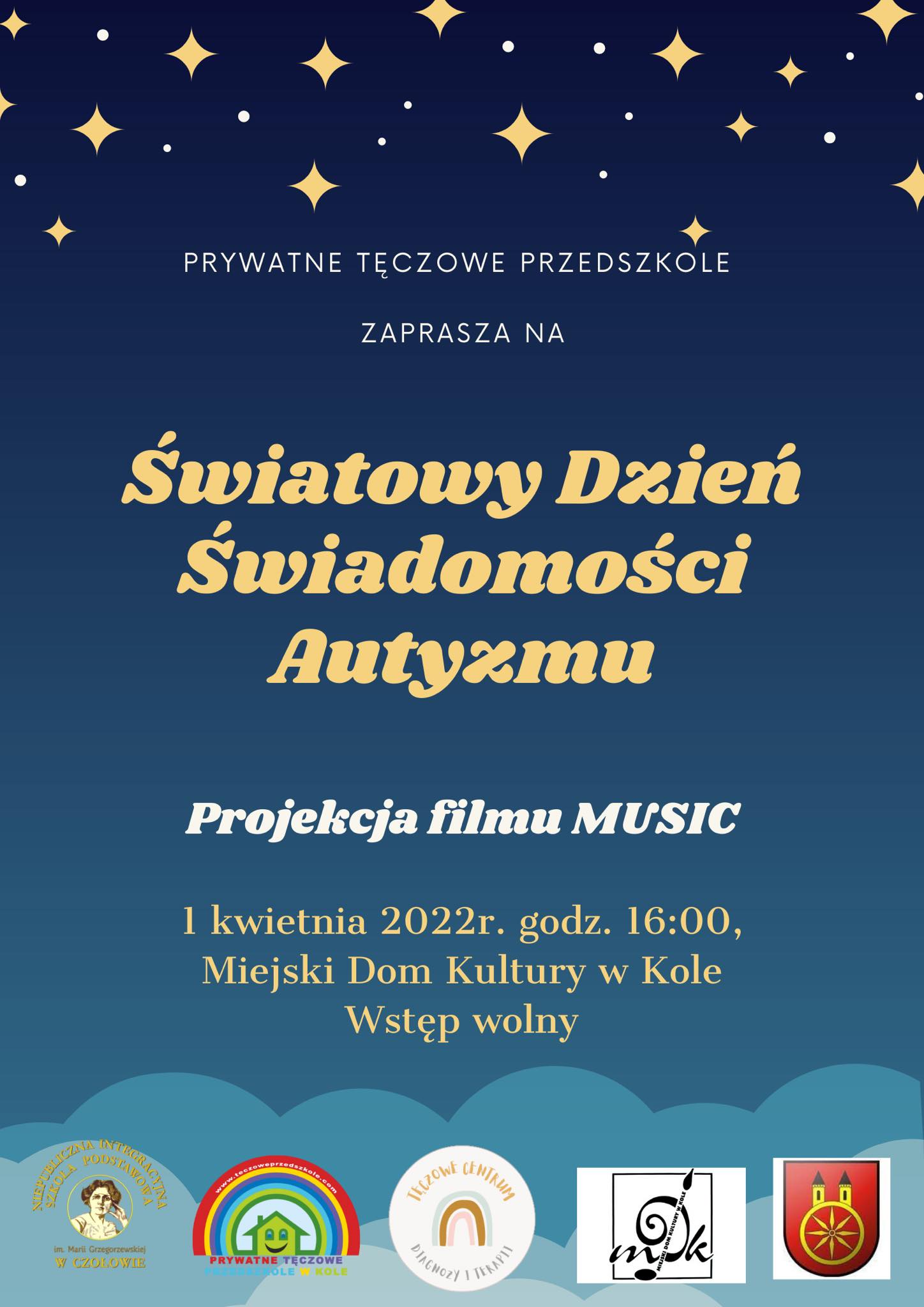 Plakat Obchody Światowego Dnia Świadomości Autyzmu