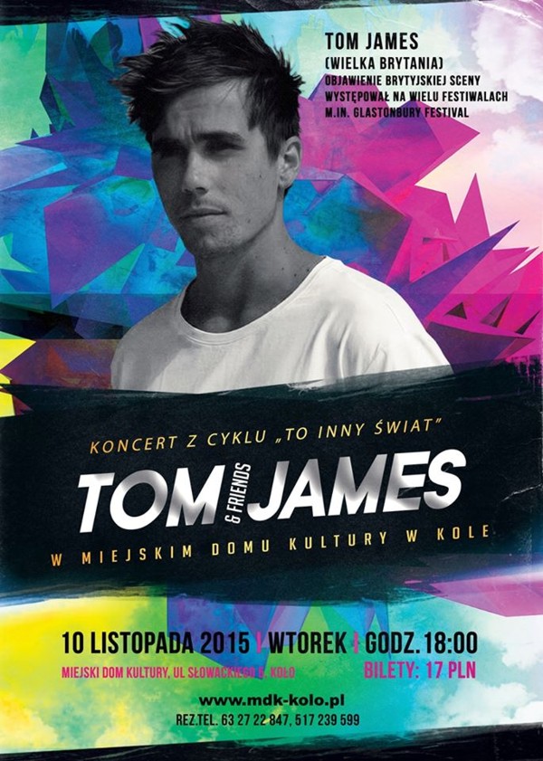 TOM JAMES - Koncert z cyklu "TO INNY ŚWIAT"