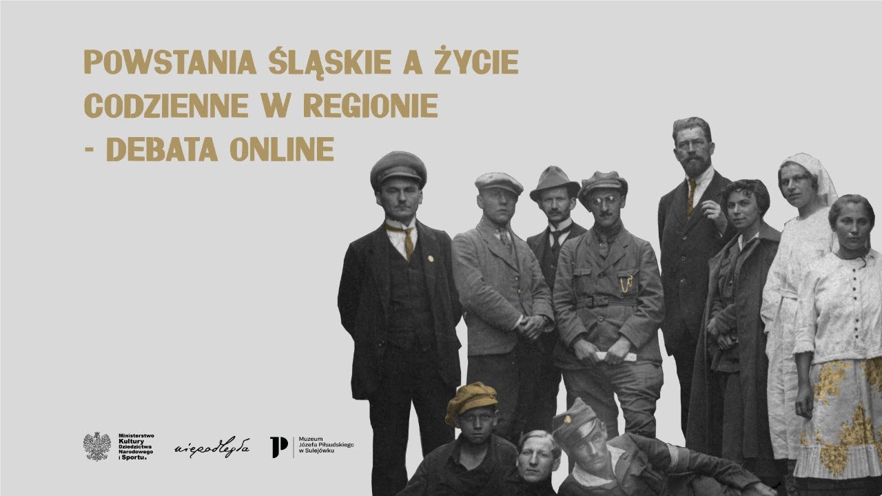 Plakat „Powstania śląskie a życie codzienne w regionie”.