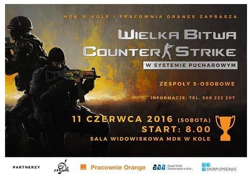 Pracownia ORANGE zaprasza: Wielka Bitwa Counter Strike w systemie pucharowym