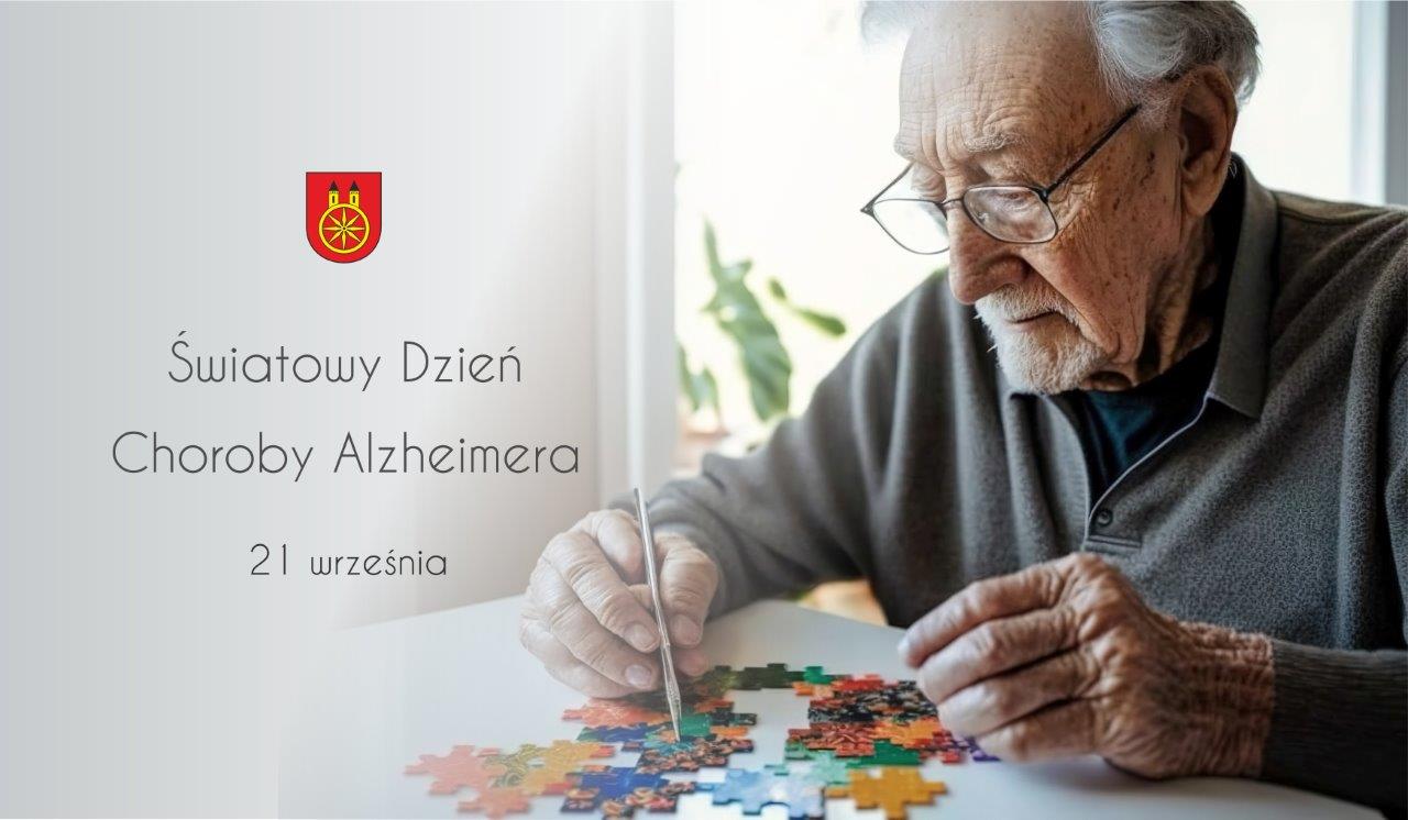 Plansza 21 WRZEŚNIA Światowy Dzień Choroby Alzheimera 2023, tekst pod planszą