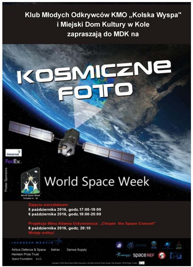 WORLD SPACE WEEK... Warsztaty z kosmicznego fotografowania w MDK!