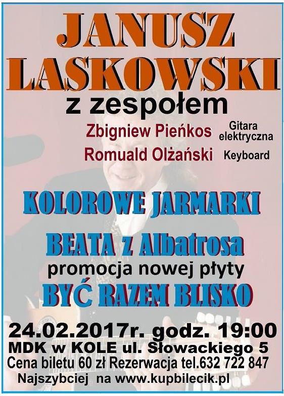 Koncert Janusza Laskowskiego z zespołem w "emdeku"