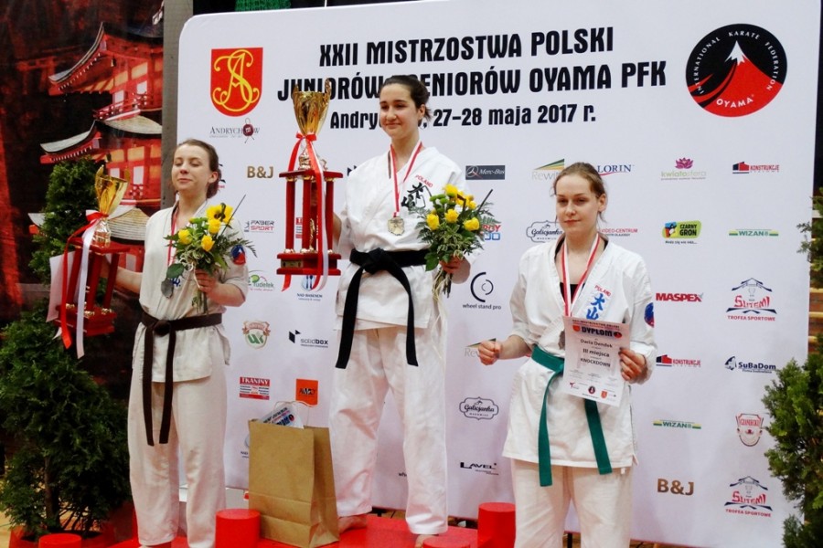 Złoto kolskiej zawodniczki na Mistrzostwach Polski Oyama Karate