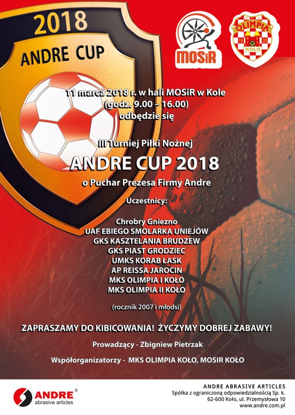 III Turniej Piłki Nożnej ANDRE CUP 2018