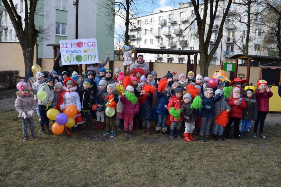 Przedszkolaki z PM3 świętowały Pierwszy Dzień Wiosny