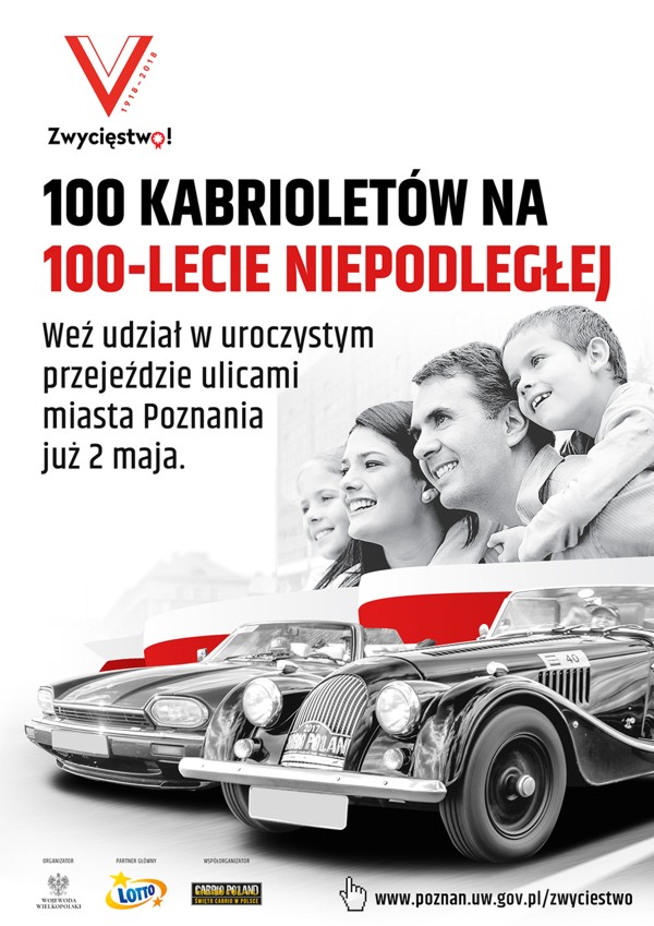 100 kabrioletów na 100-lecie Niepodległej 