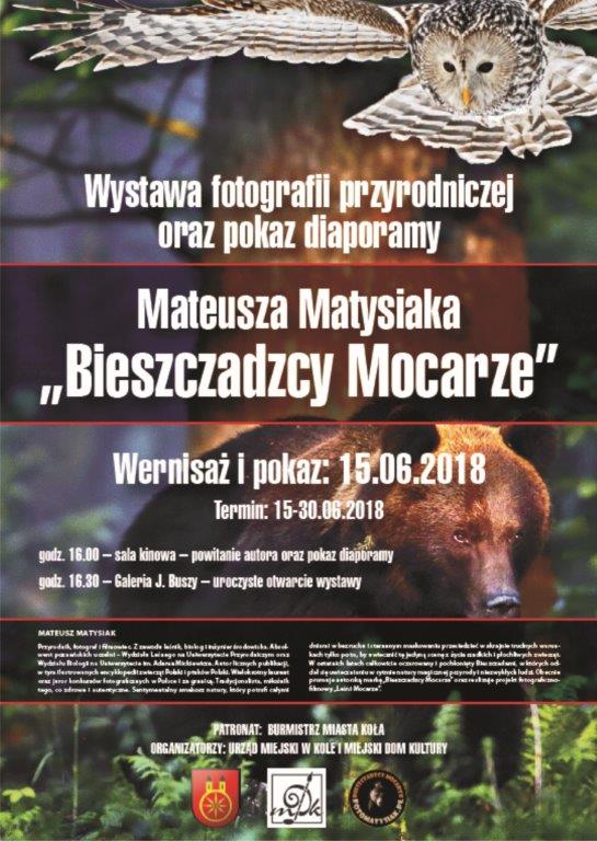 Zapraszamy na wystawę Mateusza Matysiaka „Bieszczadzcy Mocarze”