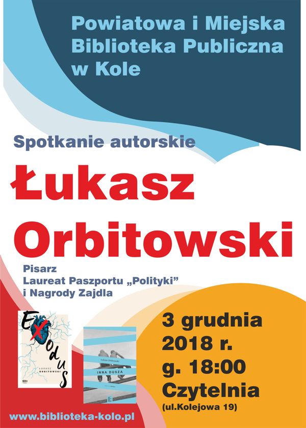 Spotkanie autorskie z Łukaszem Orbitowskim