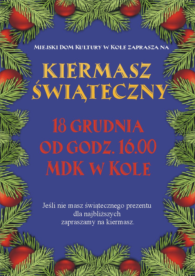 Kiermasz Świąteczny