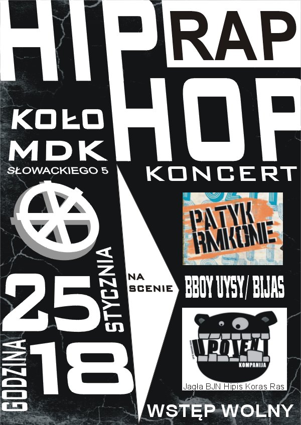 Koncert HIP-HOP & RAP w MDK w Kole