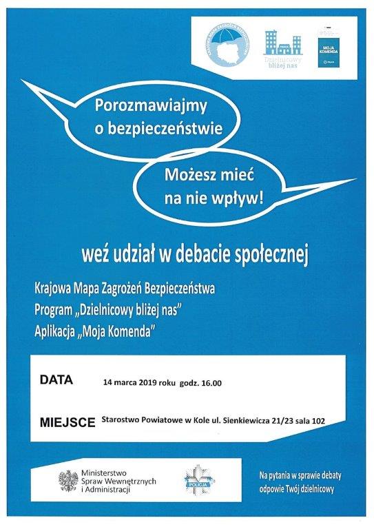 Zapraszamy na debatę