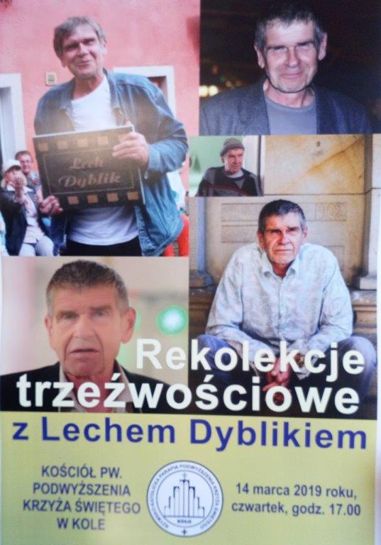 Znany i ceniony aktor Lech Dyblik da świadectwo trzeźwego życia