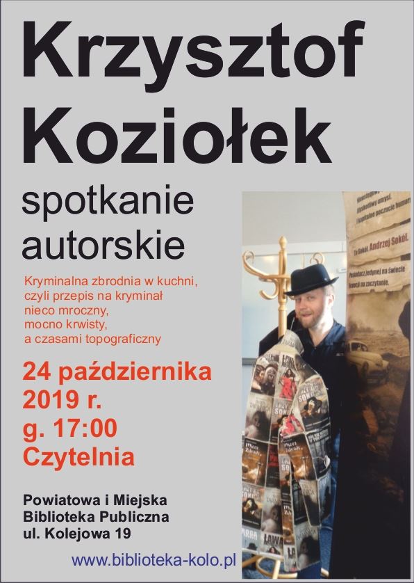 Spotkanie autorskie z Krzysztofem Koziołkiem