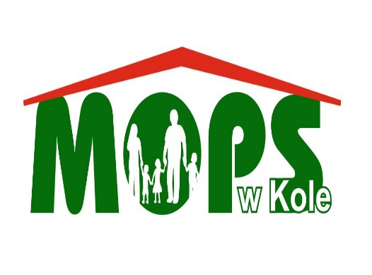 Grafika przedstawia logo MOPS w Kole.