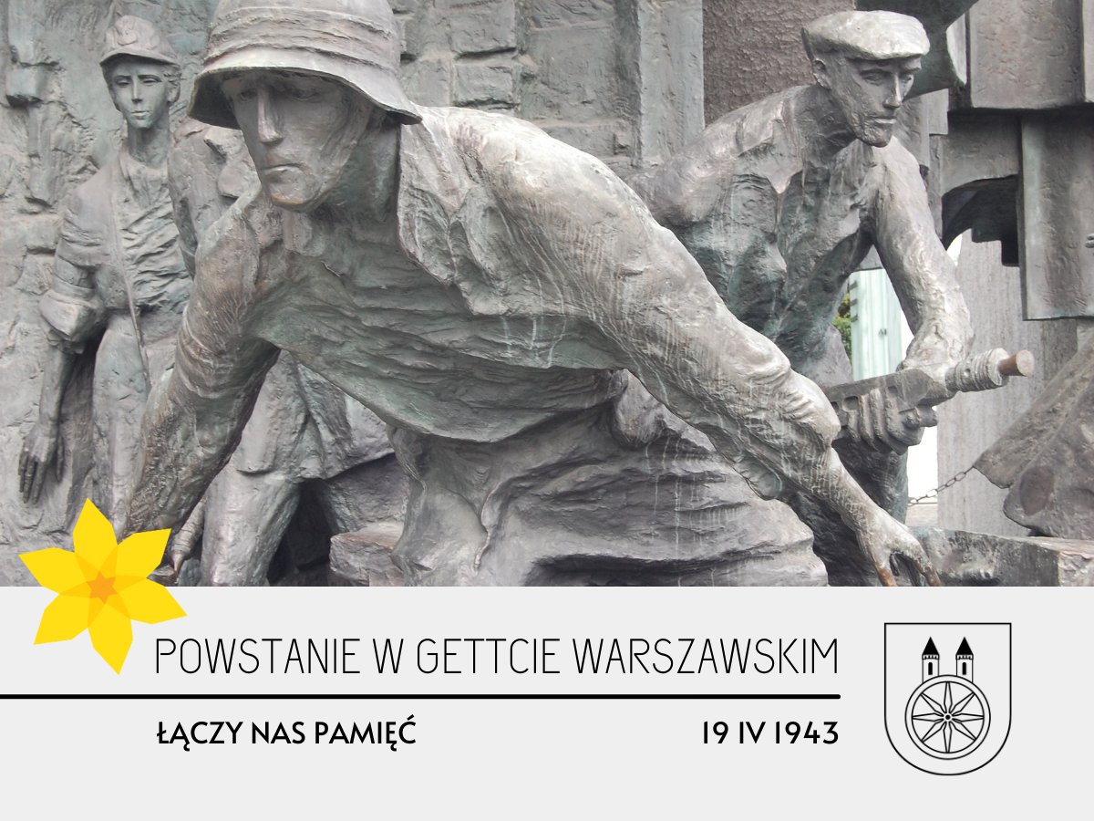 Infografika o Powstaniu w Gettcie Warszawskim