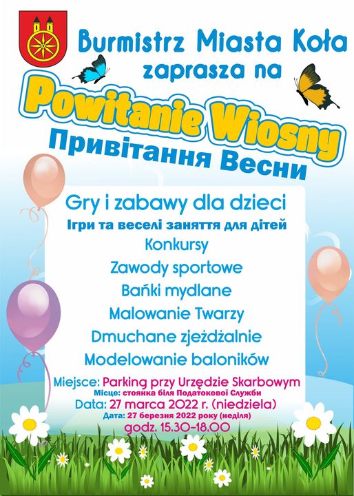 Plakat Festyn „Powitanie Wiosny”