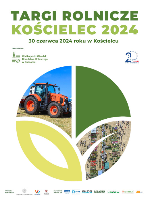 Plakat Targi Rolnicze KOŚCIELEC 2024